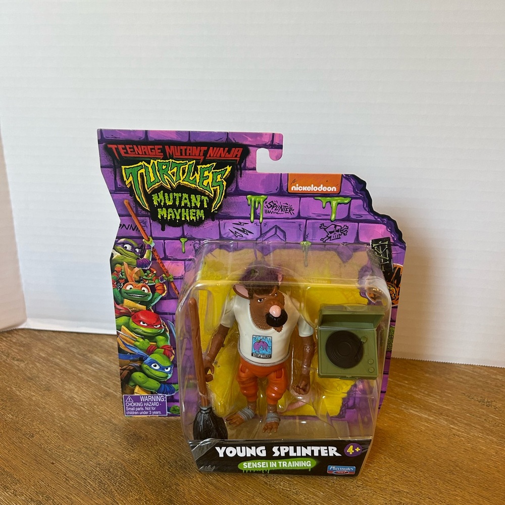 Young Splinter Action Figure with Accessories